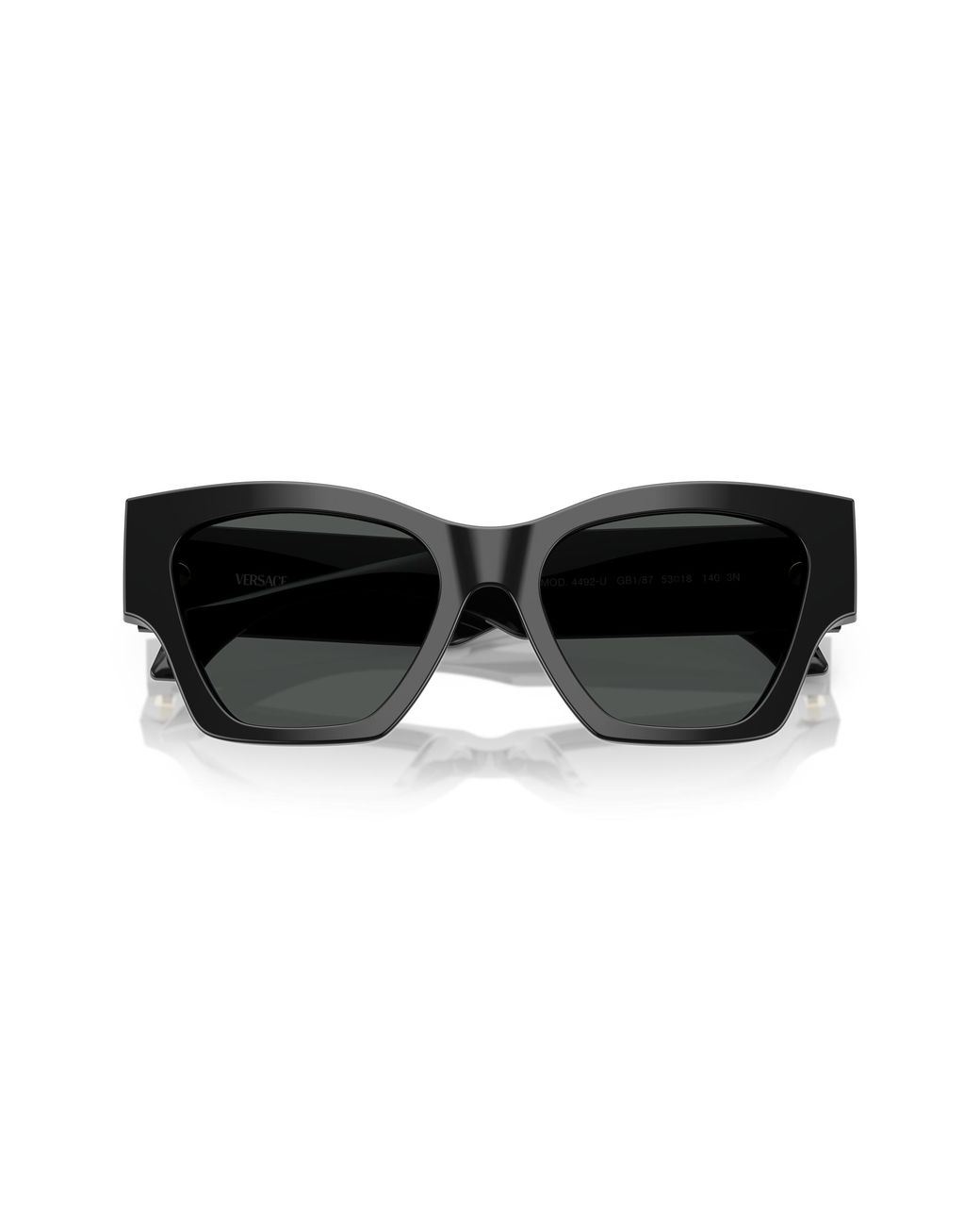 Versace Black Ve4492U Gb1/87 Sunglasses Acetate Squared Normal