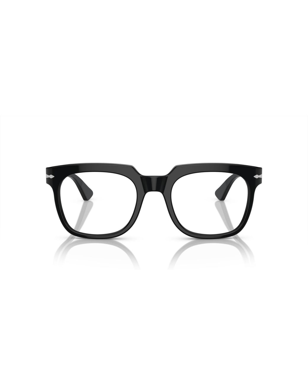 Persol Black Po3325V 95 Optical Frames Acetate Transparent Pillow Normal