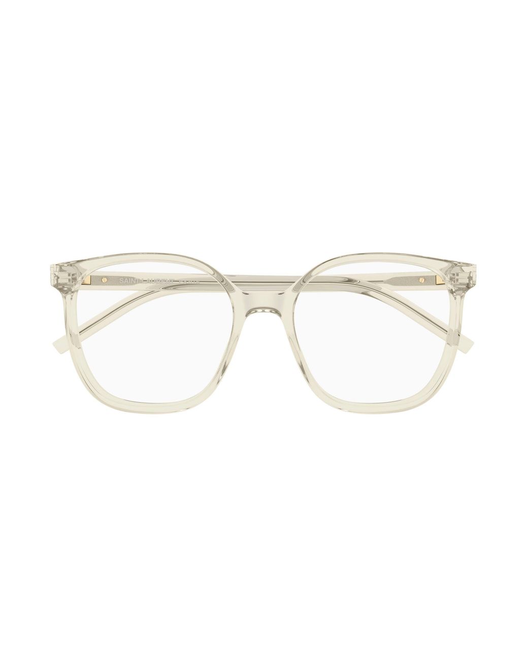 Saint Laurent Black Sl M155 004 Optical Frames Acetate Transparent Cat Eye "Antiriflesso"