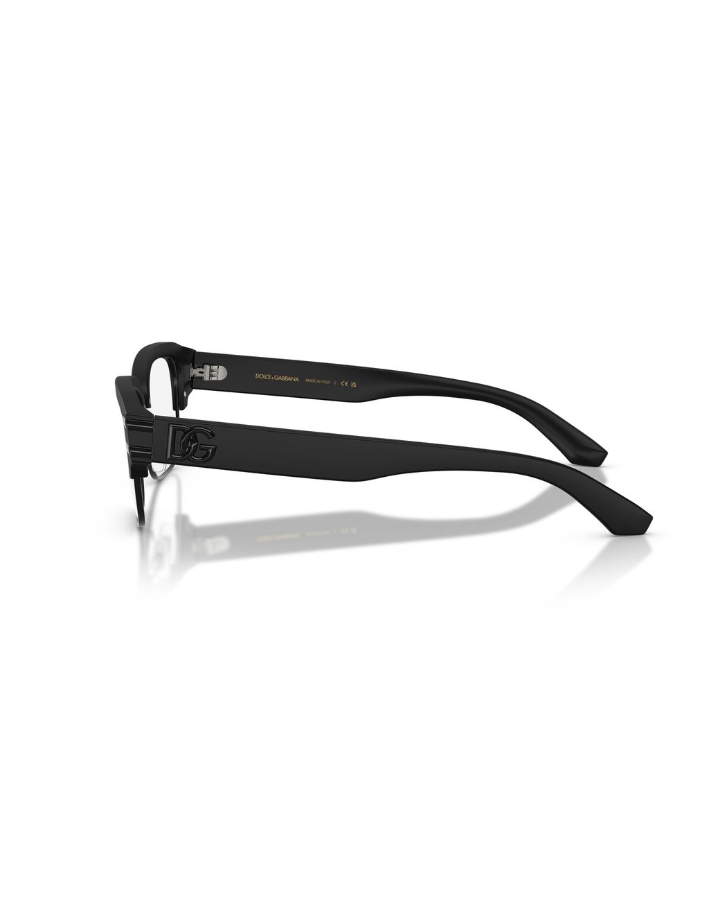 Dolce & Gabbana Black Dg3456 2525 Optical Frames Acetate Transparent Squared Normal for men