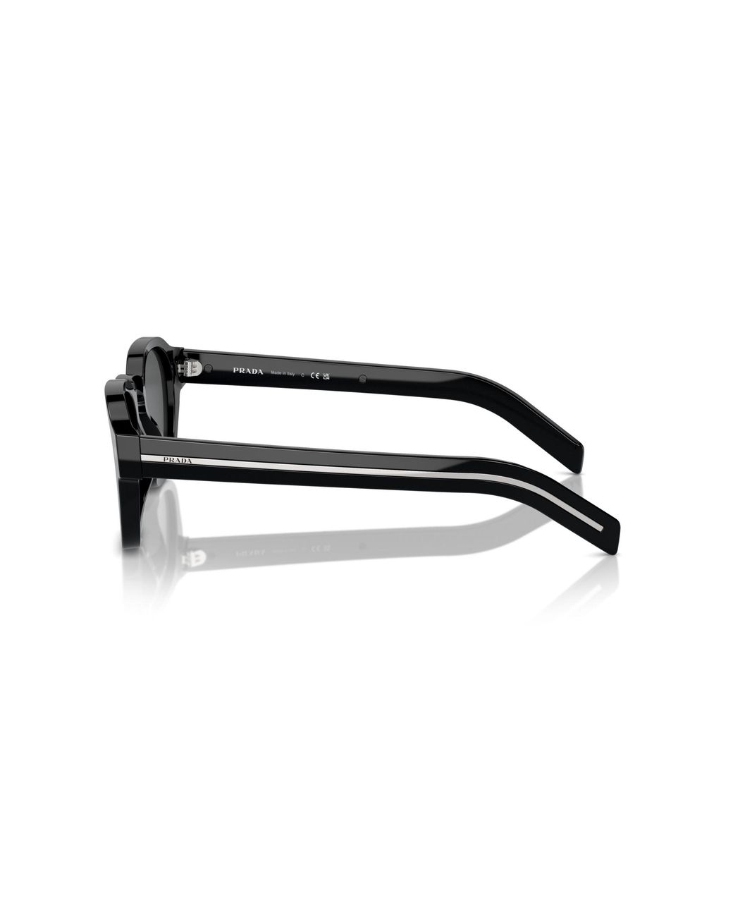 Prada Black Pr A16S 16K731 Sunglasses Acetate Pantos Normal for men