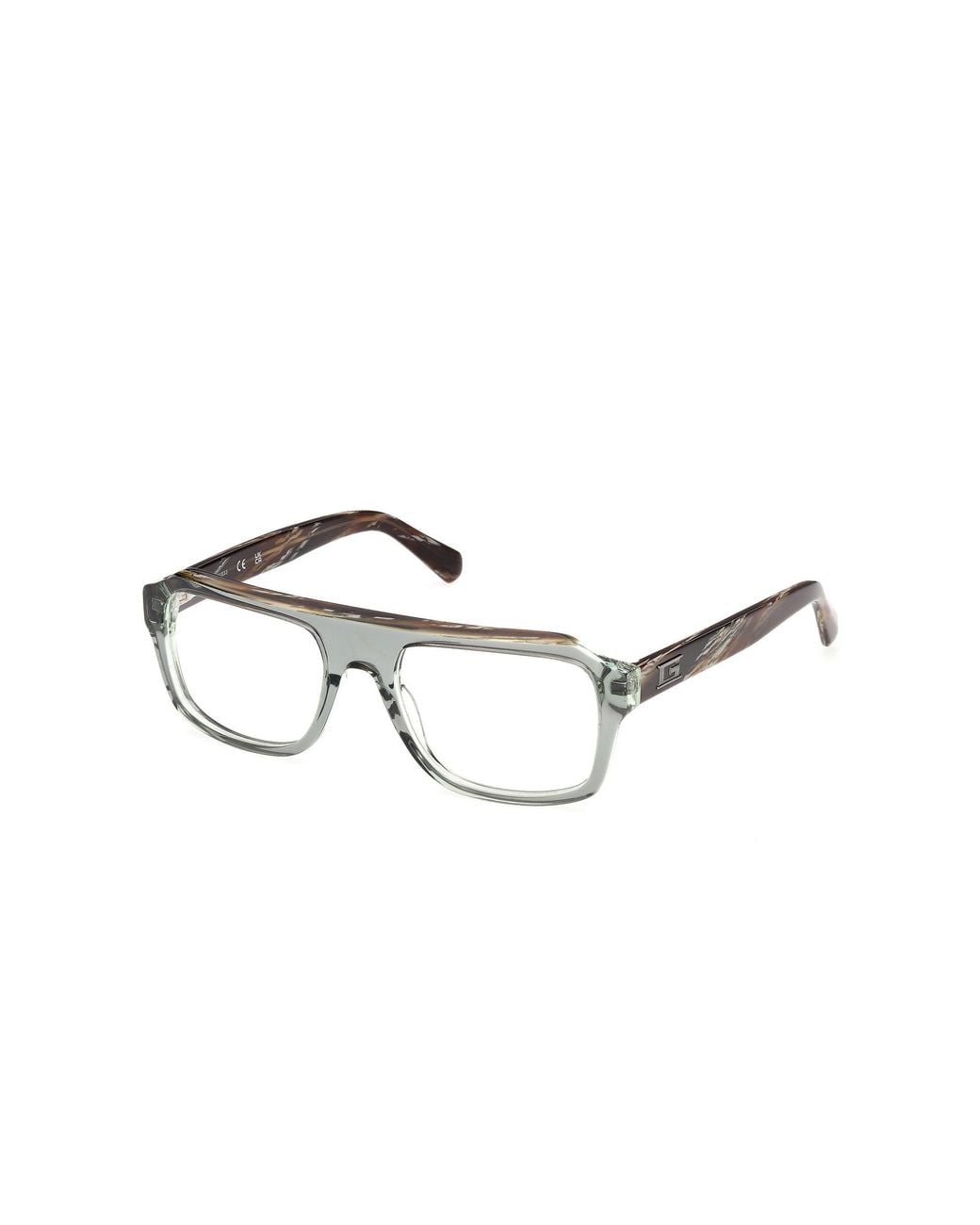 Guess Black Gu50451 96 Optical Frames Acetate Squared Normal for men
