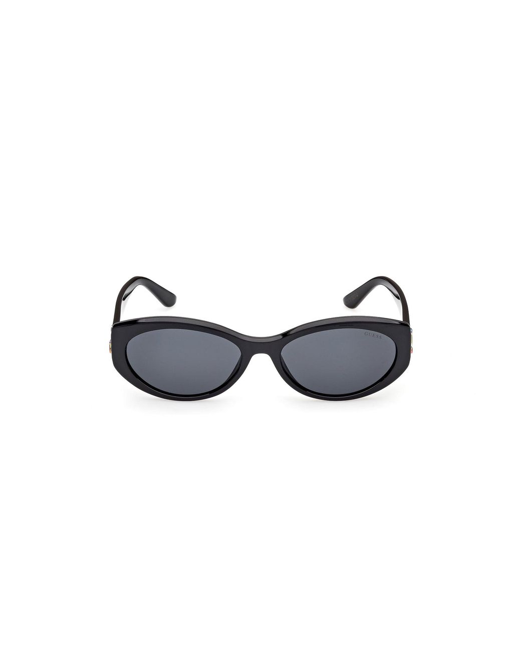 Guess Black Gu00307 01A Sunglasses Injected Smoke Round Normal