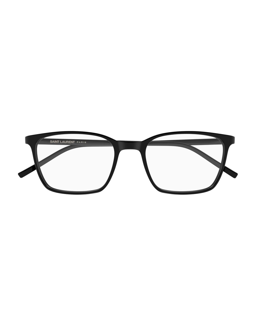 Saint Laurent Black Sl 885 001 Optical Frames Bio-Injected Transparent Squared