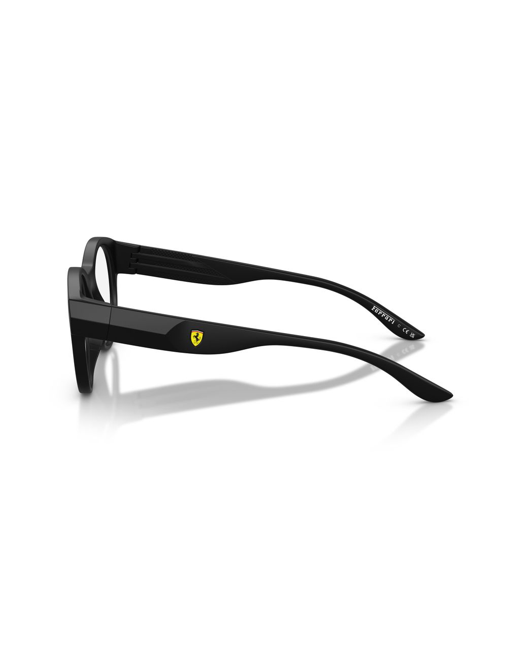 FERRARI SCUDERIA Black Fz8031U 534 Optical Frames Injected Transparent Geometric Normal
