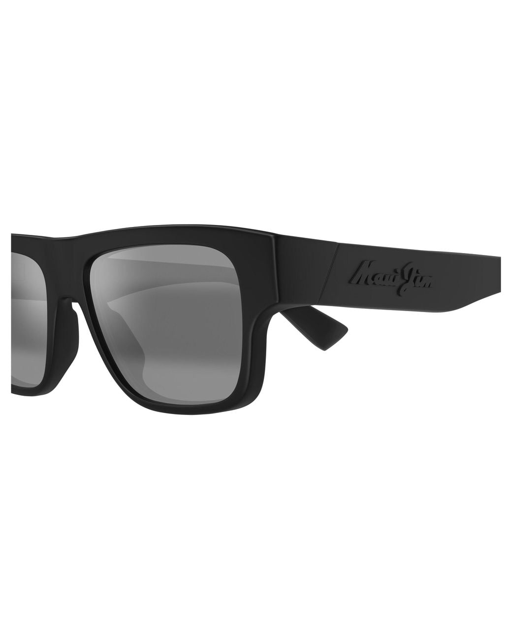 Maui Jim Black Mj0638S 001 Occhiali Da Sole Bio-Iniettato Grigio Squadrata