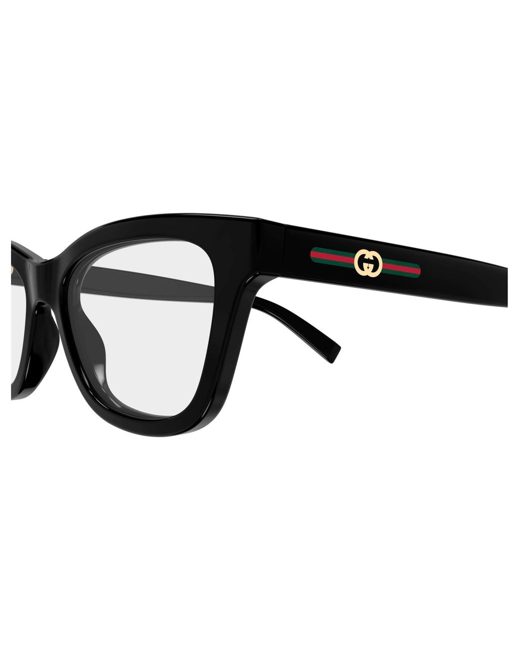 Gucci Black Gg1983O 001 Optical Frames Injected Transparent Cat Eye
