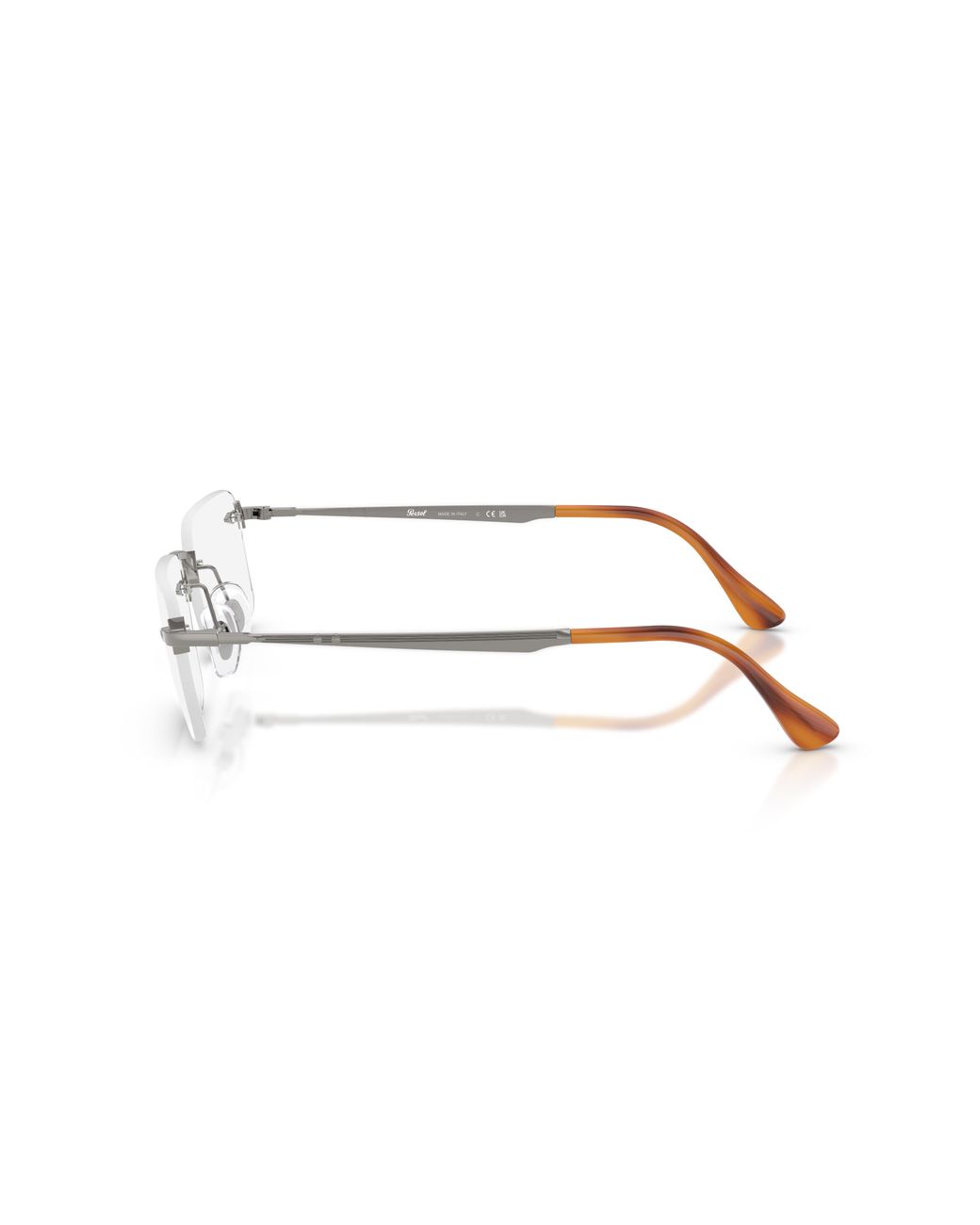 Persol Black Po1030V Luc 513 Optical Frames Metal Transparent Squared Normal