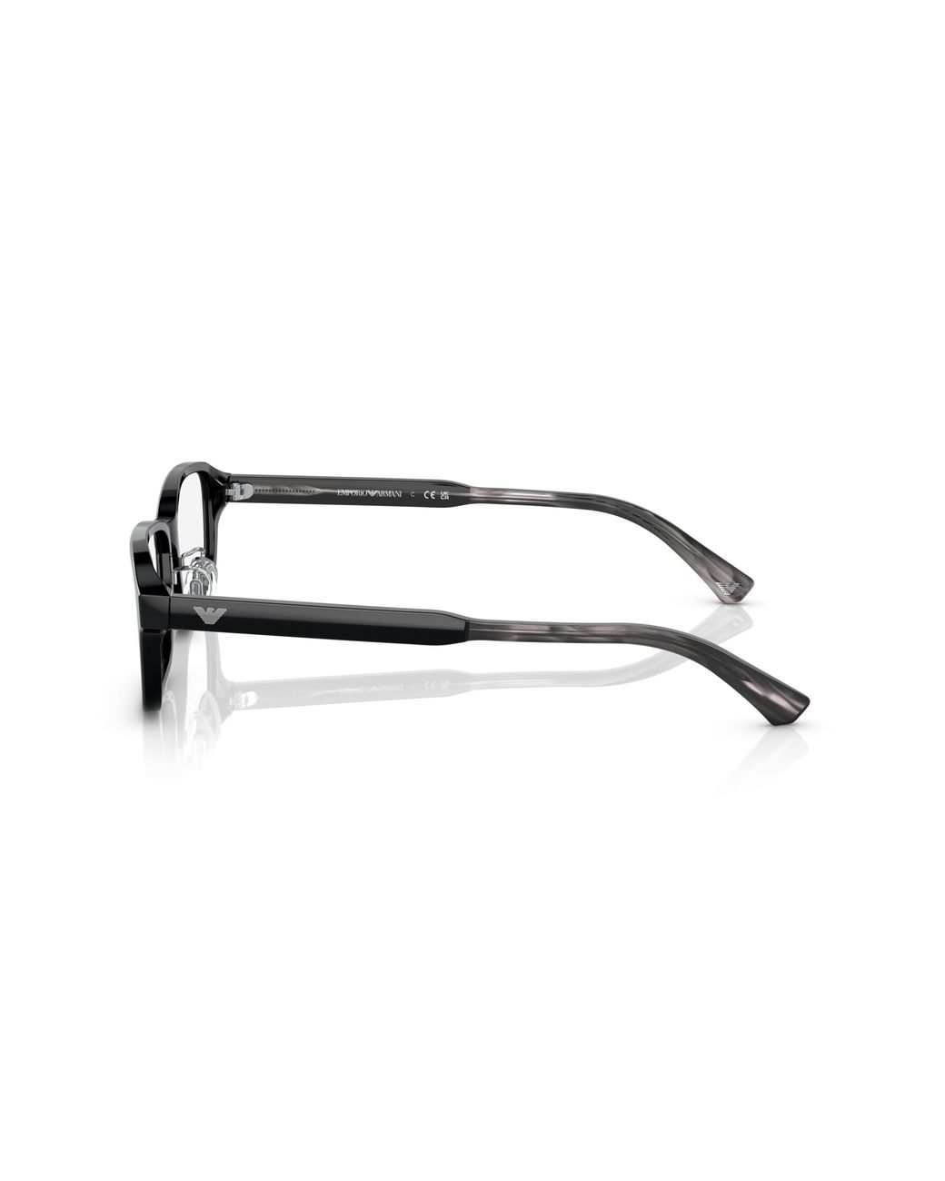 Emporio Armani Black Ea3215D 5017 Optical Frames Acetate Pillow Normal for men