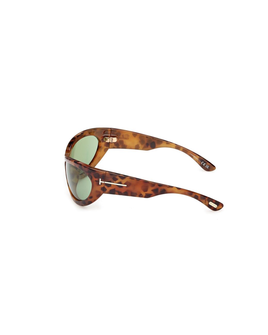 Tom Ford Black Ft1365 Leona-02 55N Sunglasses Injected Cat Eye Normal