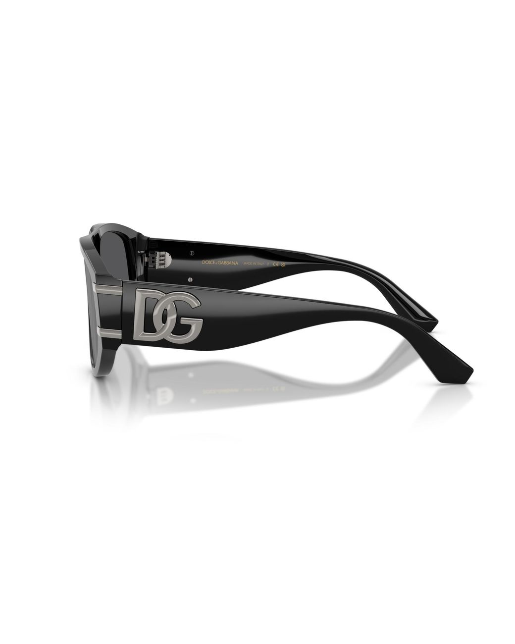 Dolce & Gabbana Black Dg4499 501/6G Sunglasses Acetate Pilot Mirrored