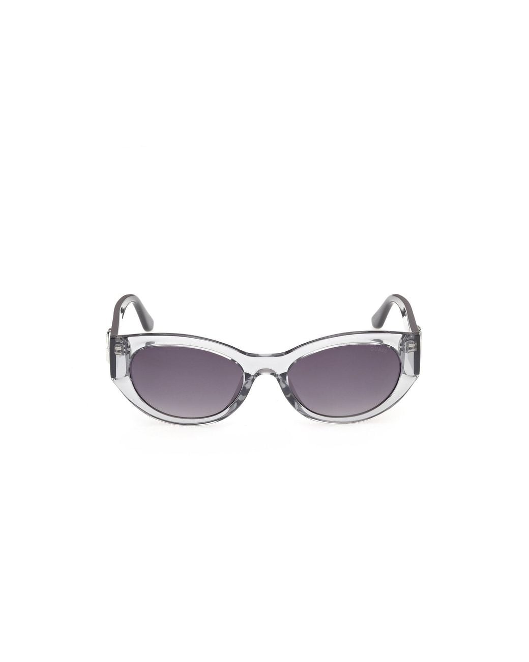 Guess Black Gu00362 20B Sunglasses Injected Smoke Round Normal