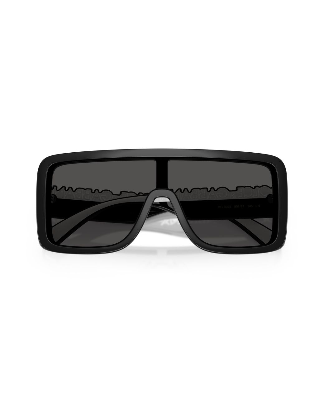 Dolce & Gabbana Black Dg6204 501/87 Sunglasses Injected Squared Normal