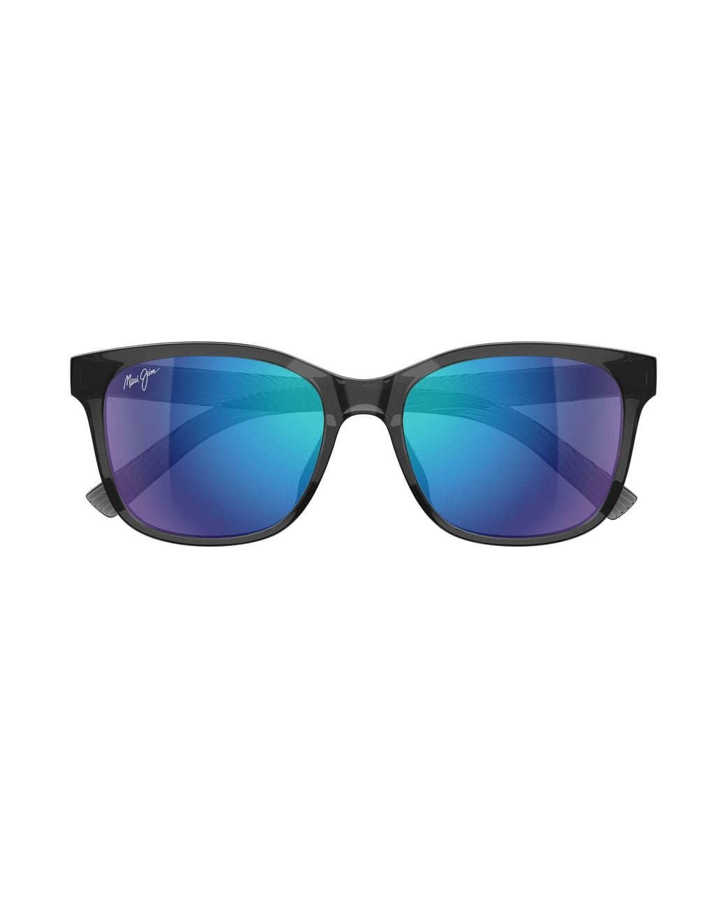 Maui Jim Black Mj0346Sa 002 Occhiali Da Sole Bio-Iniettato Blu Squadrata