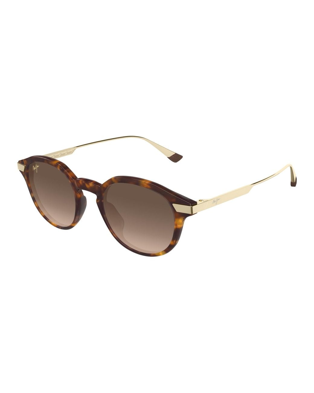 Maui Jim Black Mj0622S 002 Occhiali Da Sole Bio-Iniettato Bronzo Rotonda