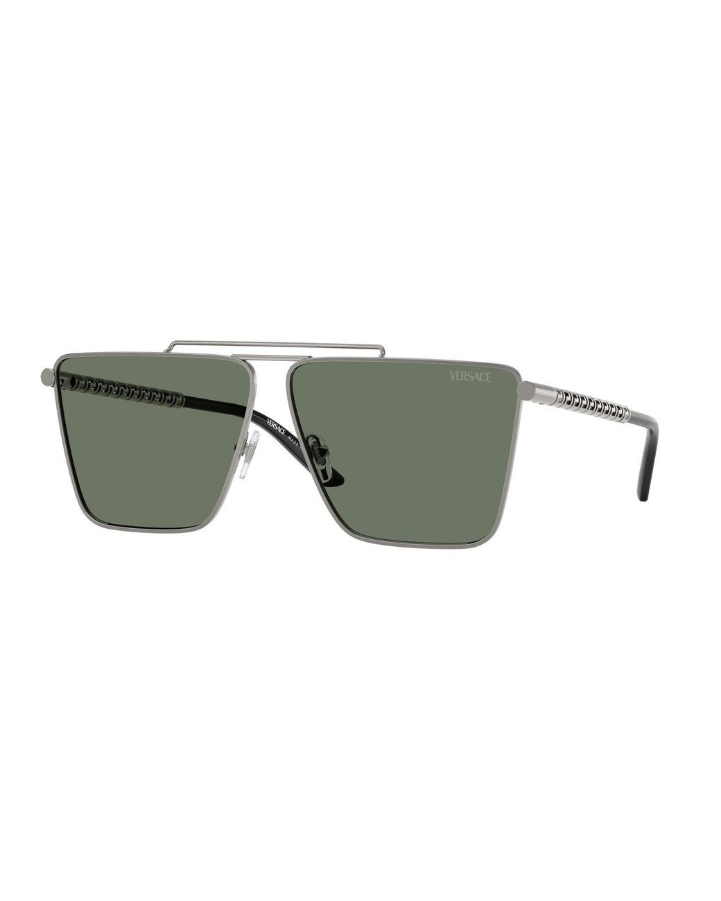 Versace Green Ve2266 10013H Sunglasses Metal Pillow Normal for men
