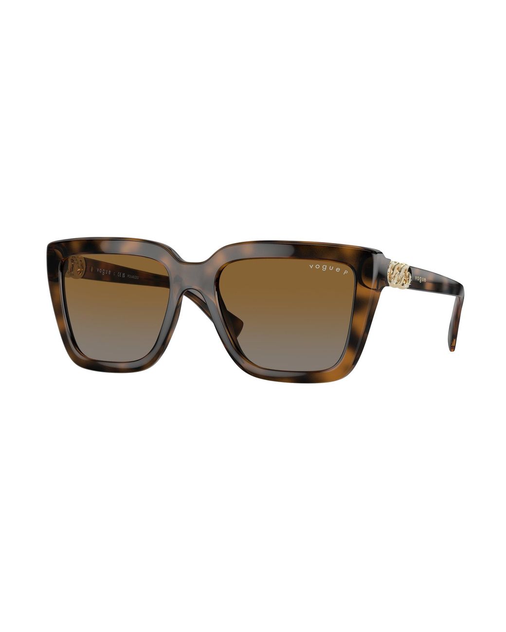 Vogue Eyewear Black Vo5575Sb 2386T5 Sunglasses Nylon Butterfly Polarized Shaded