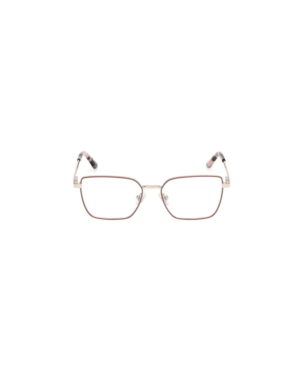 Guess Black Gu50168 059 Optical Frames Metal Geometric Normal
