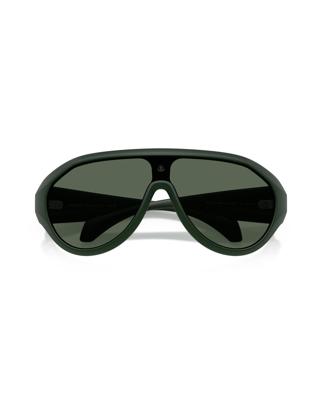 Moncler Green Me8009U Bombolle 502971 Sunglasses Injected Round Normal