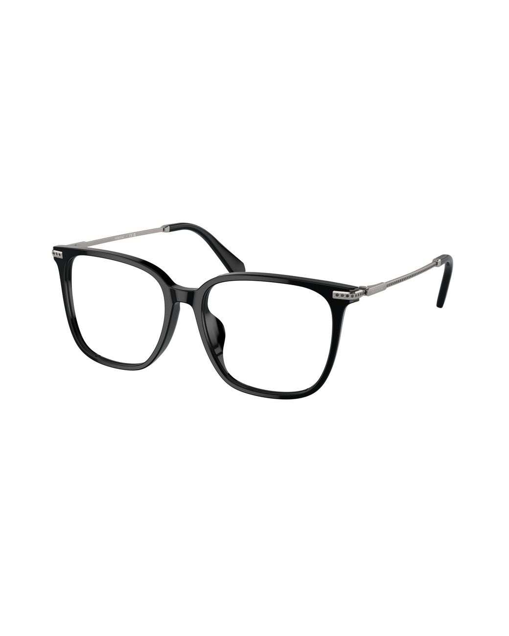 Swarovski Black Sk2016D 1001 Optical Frames Acetate Squared Normal