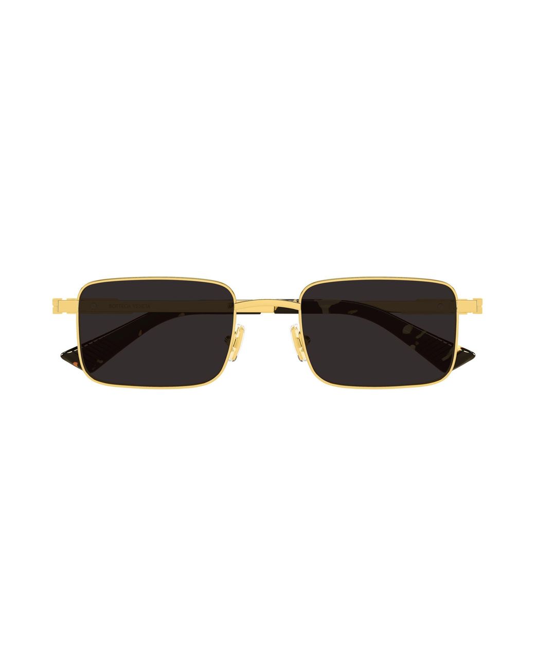 Bottega Veneta Black Bv1469S 002 Sunglasses Metal Squared