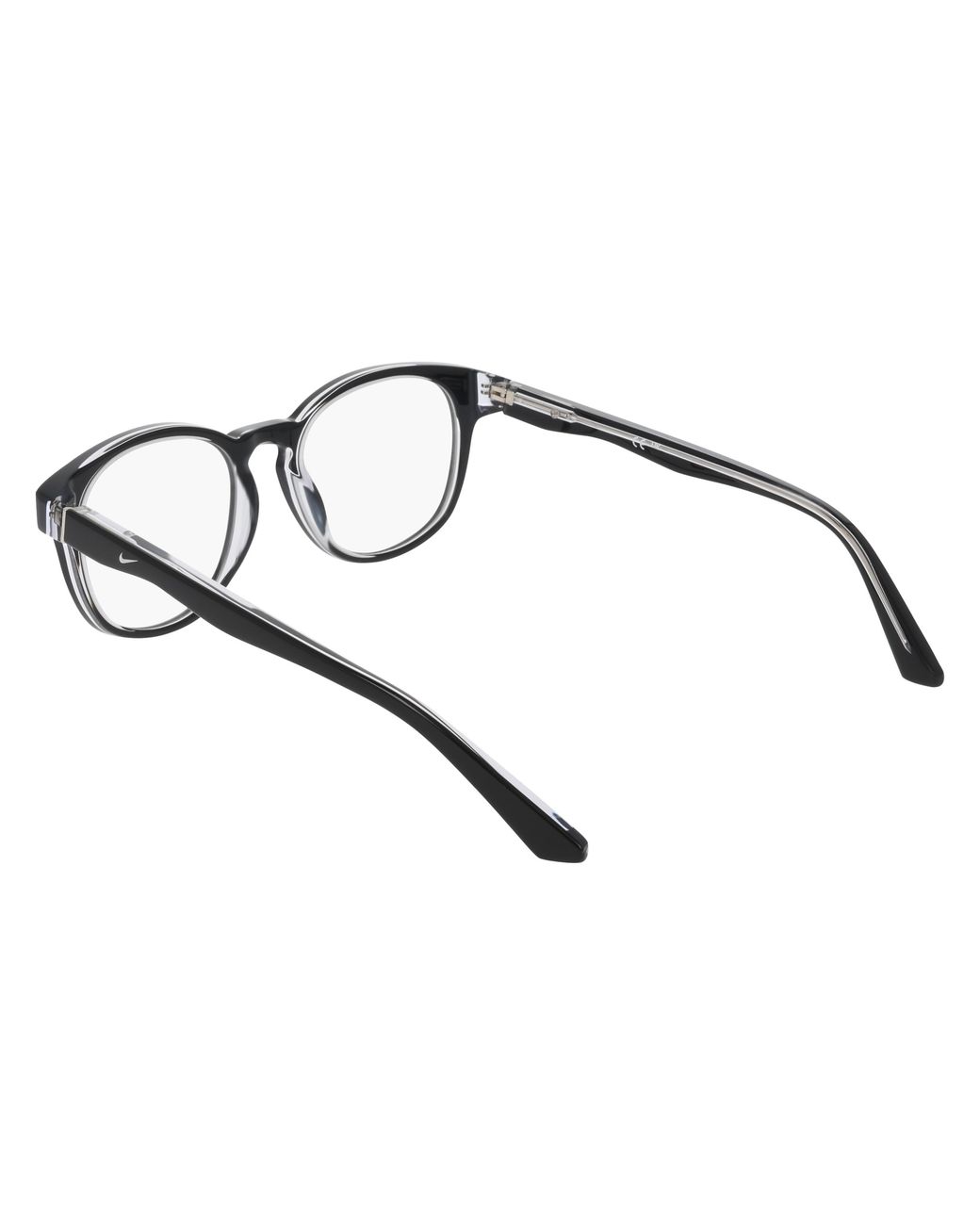Nike Black 7182 010 Optical Frames Acetate Round Normal