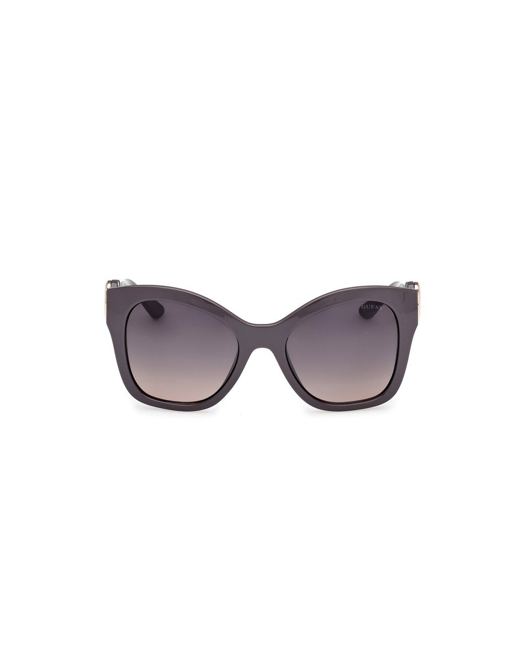Guess Black Gu00197 20B Sunglasses Injected Smoke Butterfly Normal