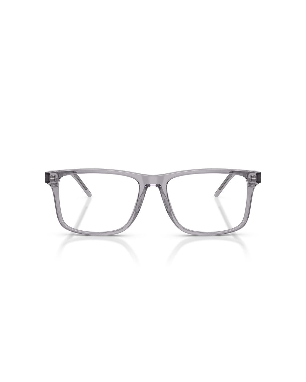Emporio Armani Black Ea3257 5075 Optical Frames Acetate Transparent Squared Normal for men