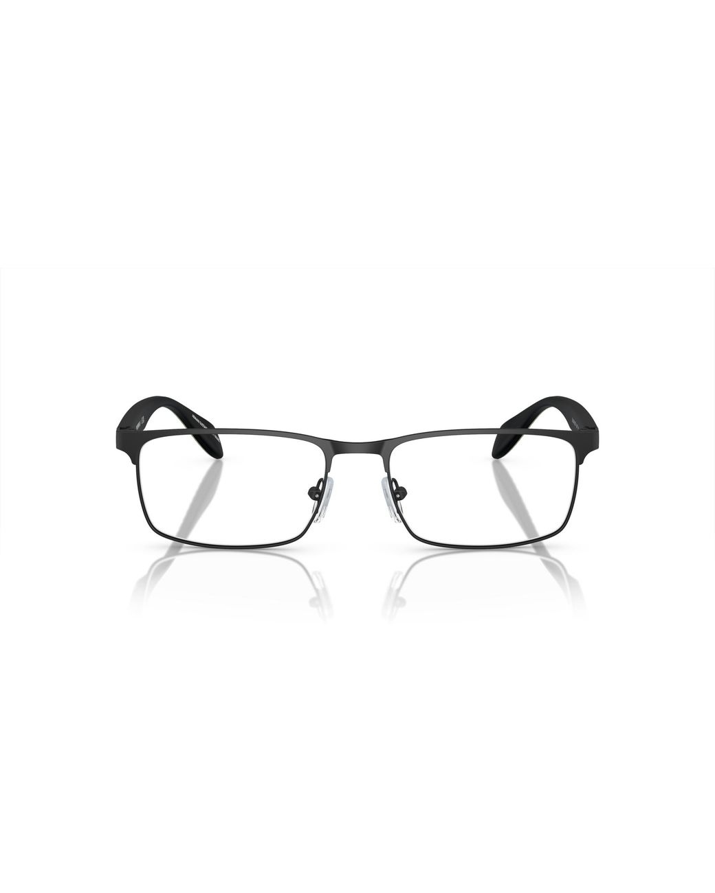 Emporio Armani Black Ea1149 3001 Optical Frames Metal Transparent Squared Normal for men