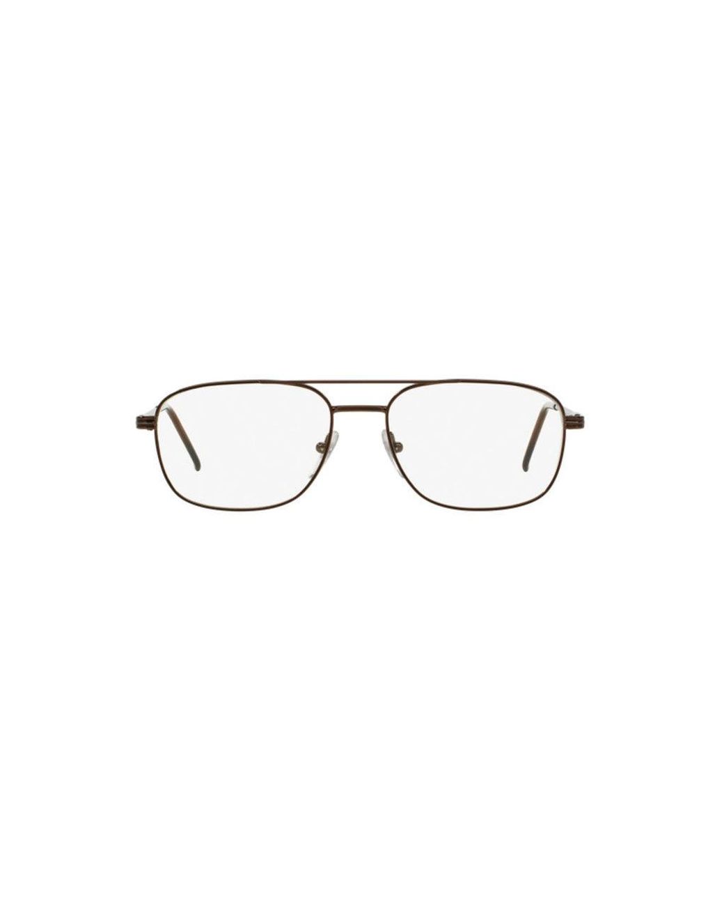 Sferoflex Black Sf2152 352 Optical Frames Metal Squared for men