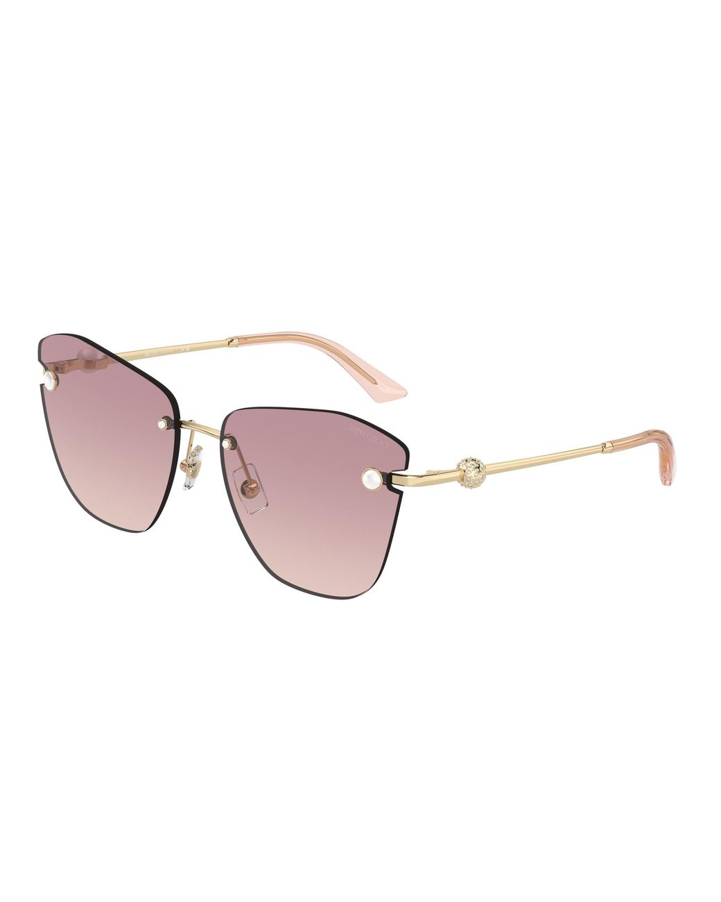 Jimmy Choo Black Jc4004Hb 300668 Sunglasses Metal Butterfly Normal Shaded
