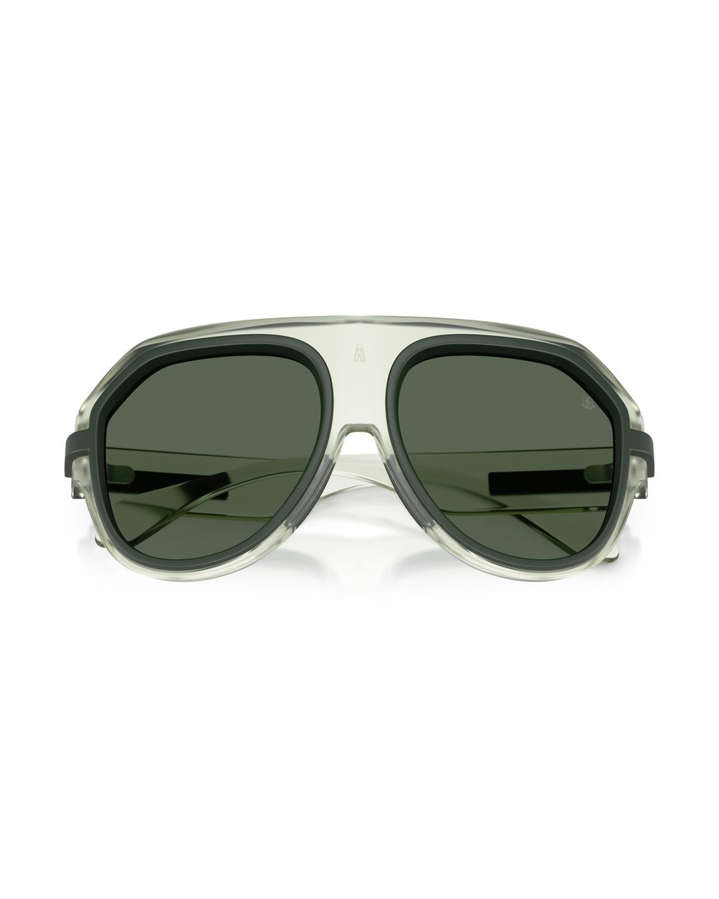 Moncler Green Me8012U Fynder 502571 Sunglasses Injected Pilot Normal