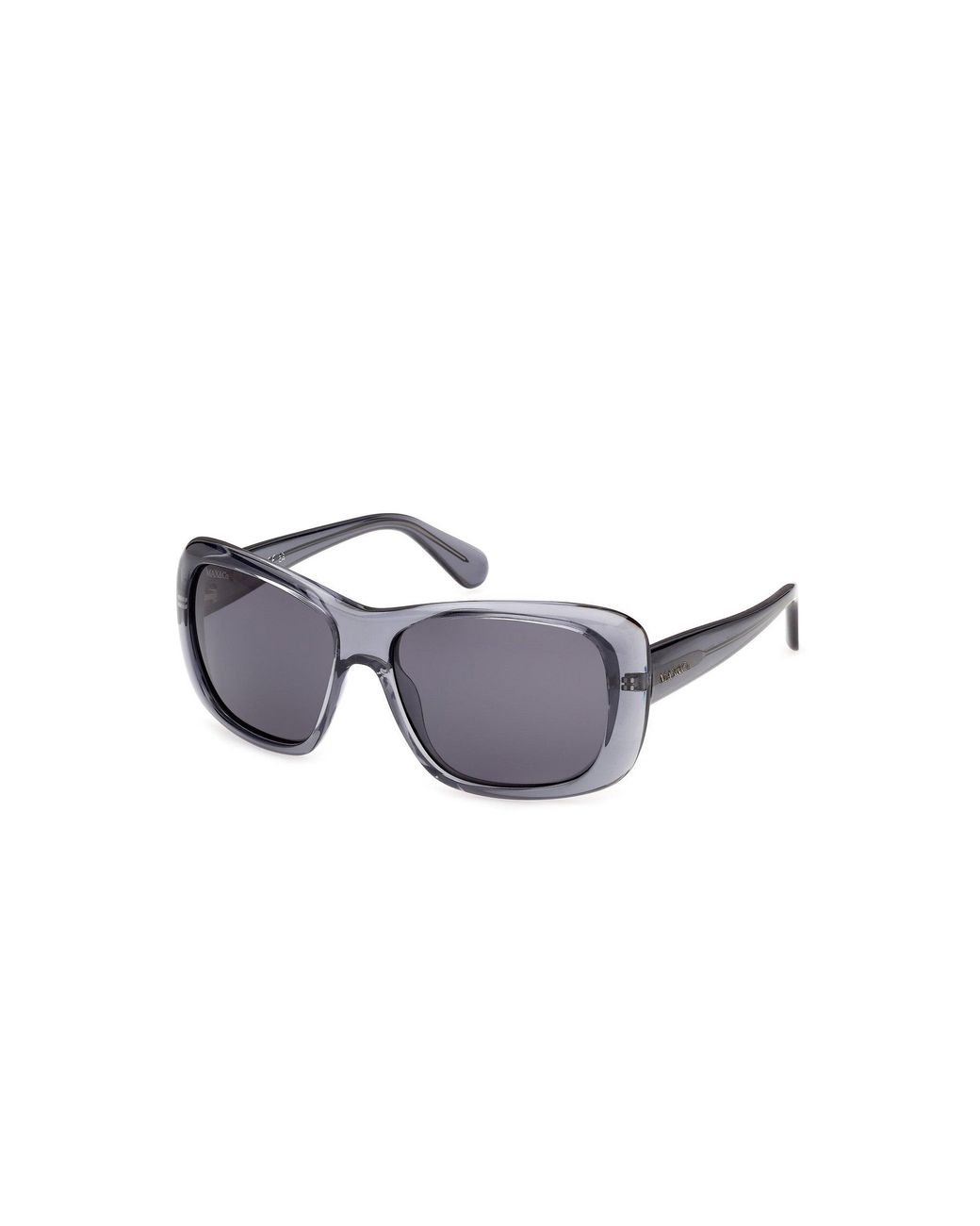 MAX&Co. Black Mo0177 84A Sunglasses Injected Smoke Squared Normal