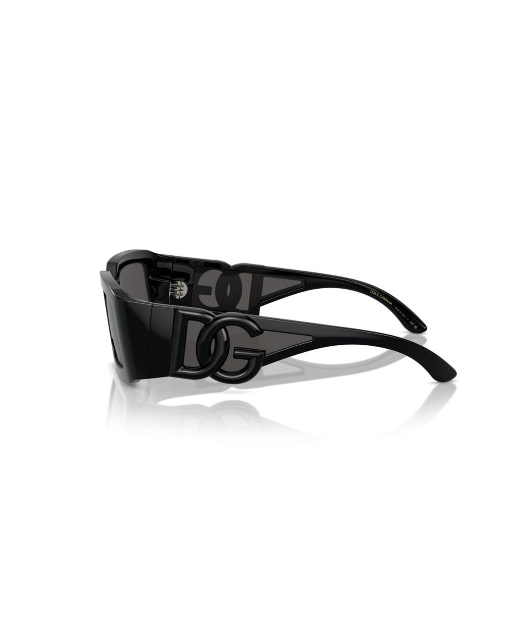 Dolce & Gabbana Black Dg6197 501/87 Sunglasses Nylon Squared Normal