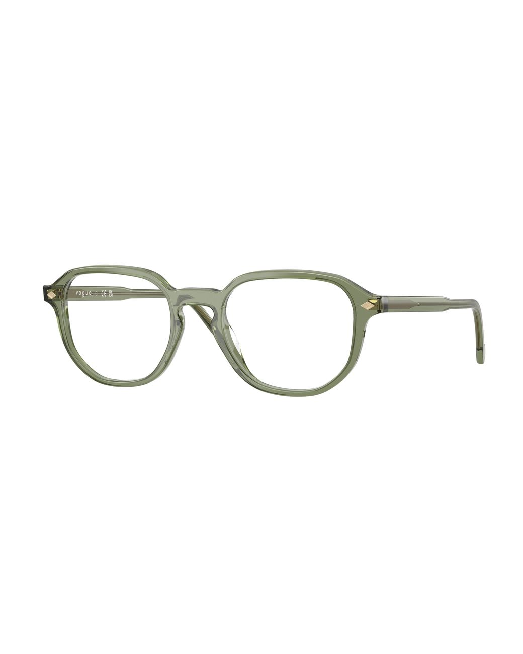 Vogue Eyewear Black Vo5708 3187 Optical Frames Acetate Transparent Geometric Normal for men