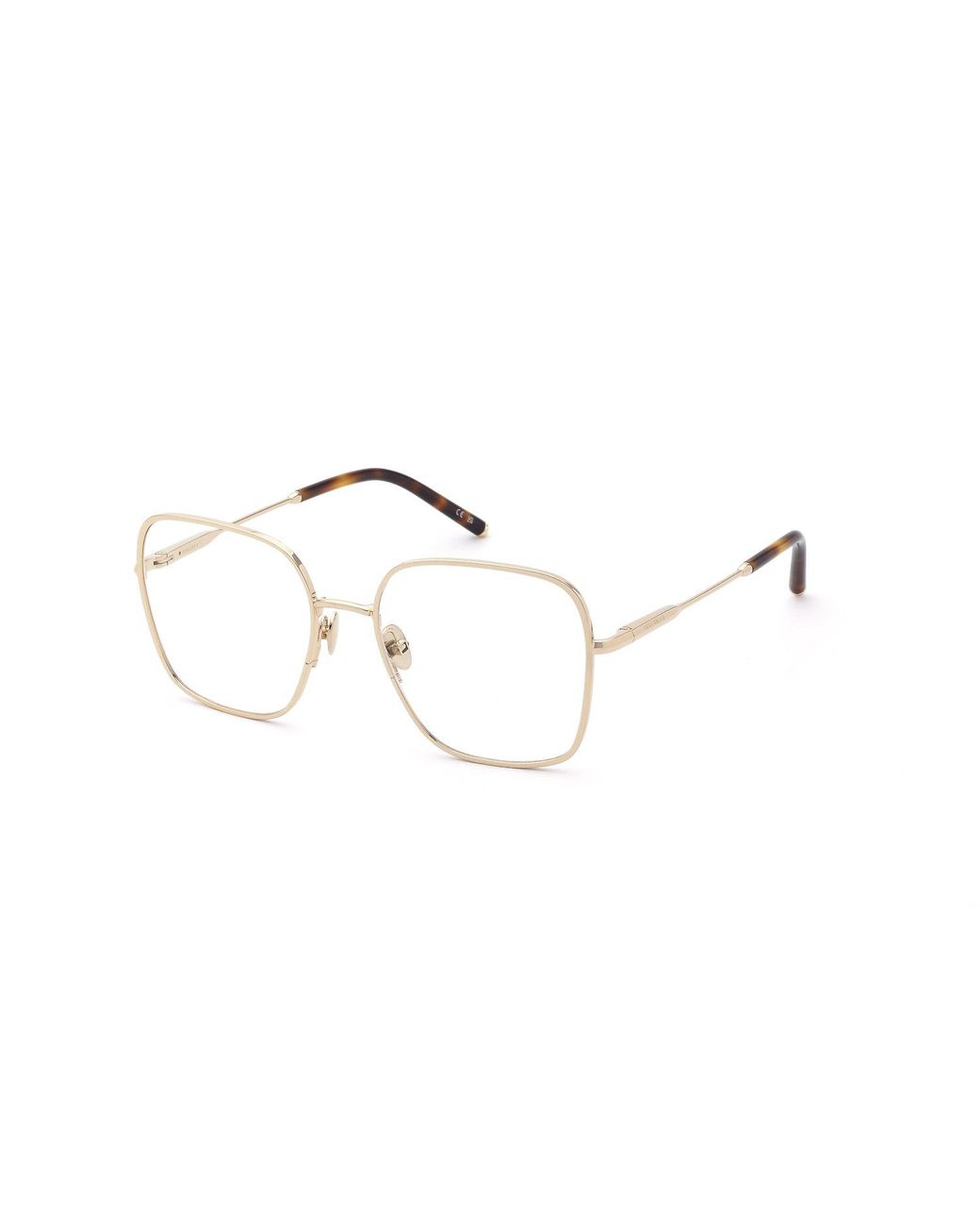 Nina Ricci Black Vnr433 300 Optical Frames Metal Squared