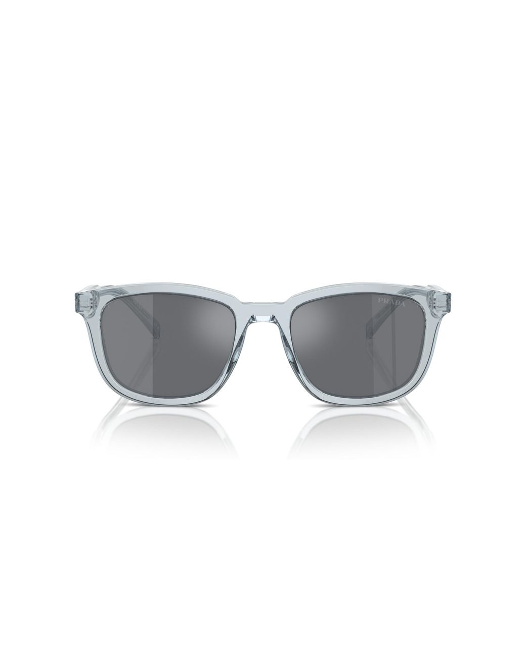 Prada Black Pr A21S 19T175 Sunglasses Acetate Pillow Normal Flash for men