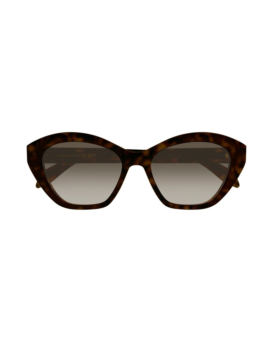McQueen Black Am0355S 002 Sunglasses Acetate Cat Eye Shaded
