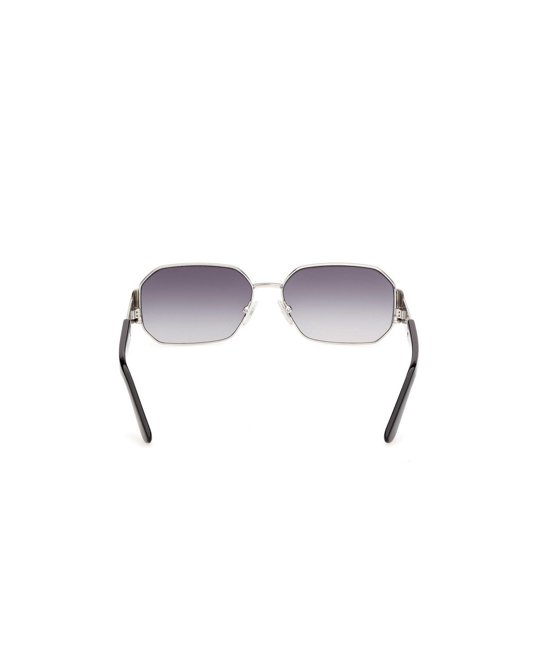 Guess Black Gu00356 10B Sunglasses Metal Smoke Geometric Normal