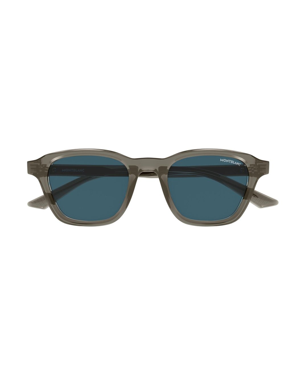 Montblanc Black Mb0384S 003 Sunglasses Acetate Round for men