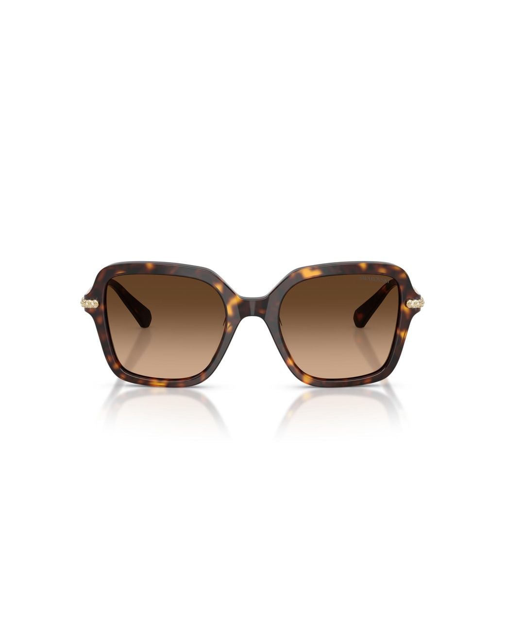 Swarovski Black Sk6040 100274 Sunglasses Acetate Geometric Normal Shaded