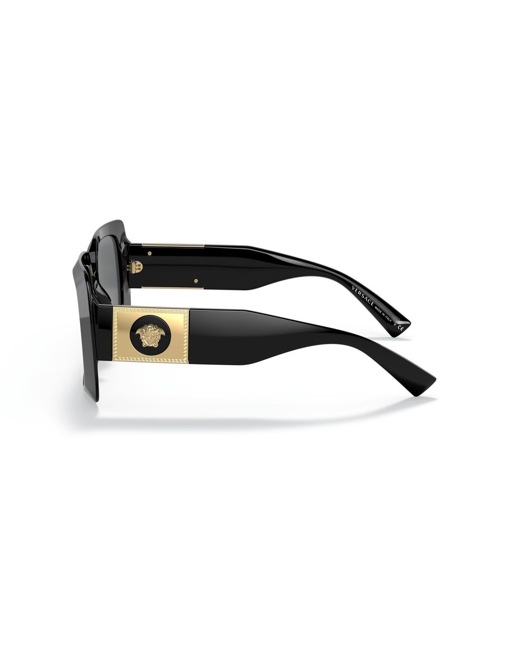 Versace Black Ve4405 Gb1/87 Sunglasses Acetate Squared Normal