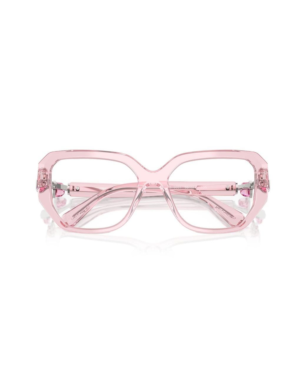 Swarovski Black Sk2035 3001 Optical Frames Acetate Geometric Normal