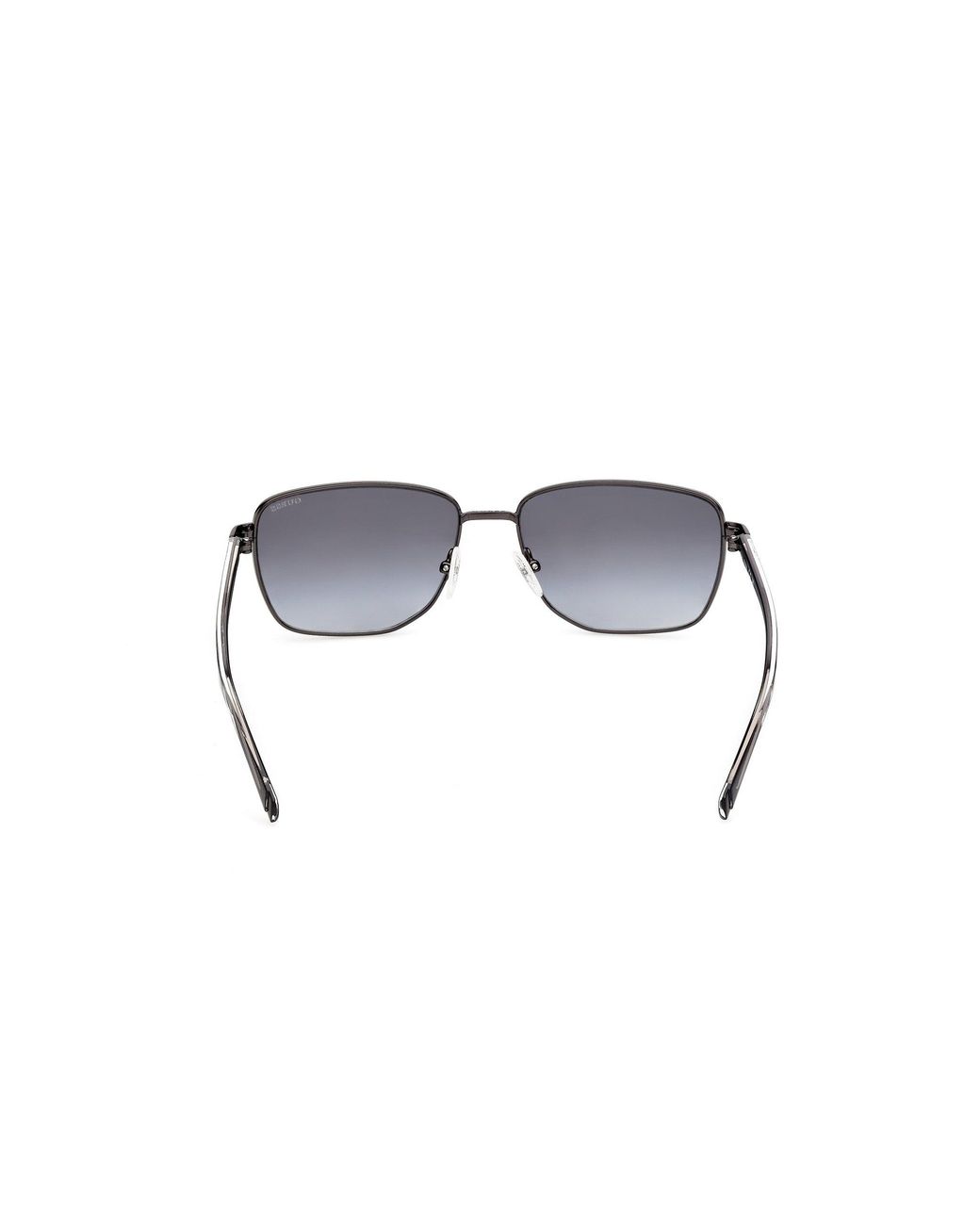 Guess Black Gu00312 07B Sunglasses Metal Smoke Squared Normal for men