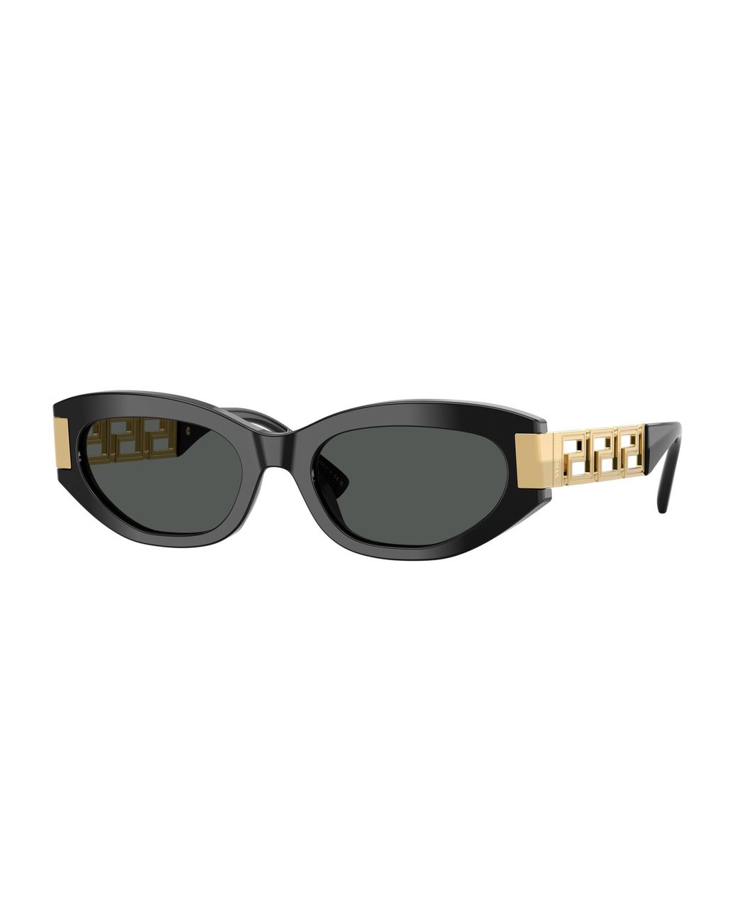 Versace Black Ve4501 Gb1/87 Sunglasses Acetate Cat Eye Normal