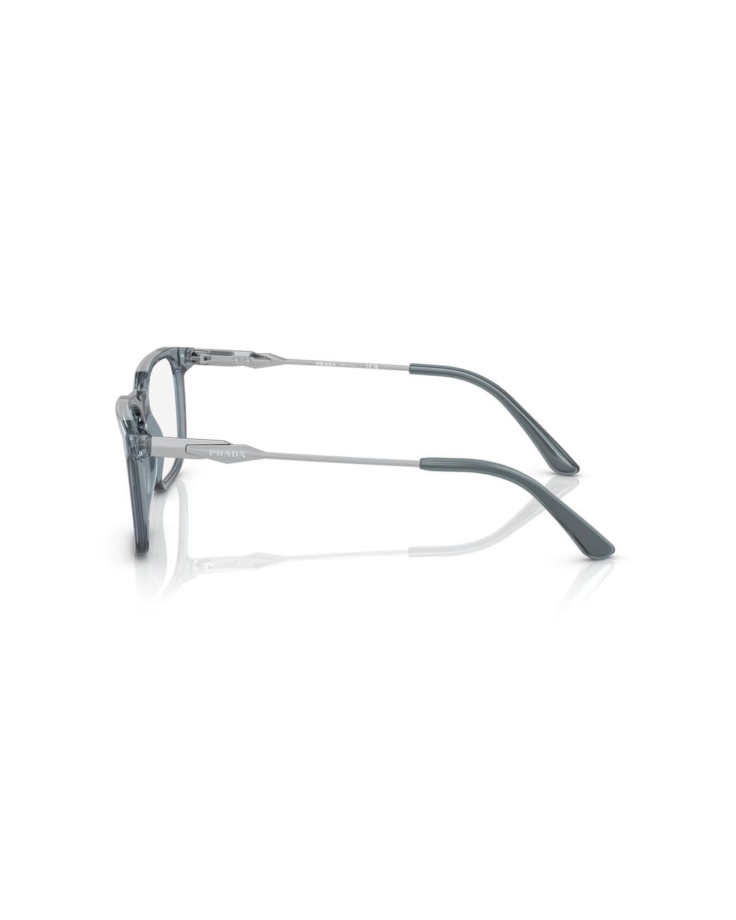 Prada Black Pr 05Zv 19F1O1 Optical Frames Acetate Squared Normal for men