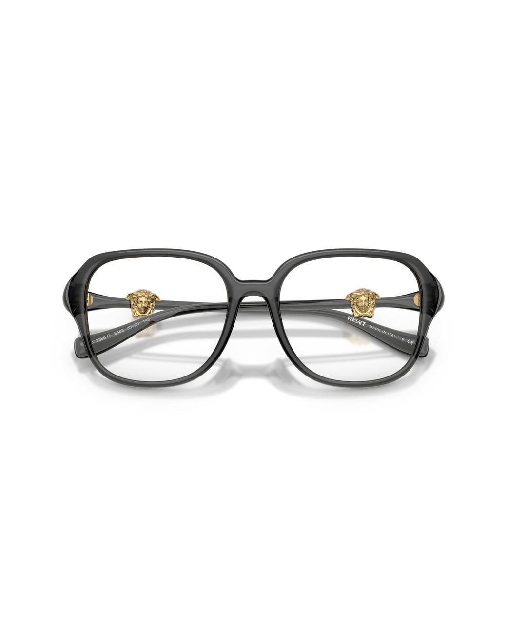 Versace Black Ve3386D Gb1 Optical Frames Injected Squared Normal
