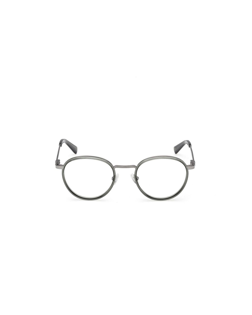 Guess Black Gu50324 96 Optical Frames Injected Round Normal for men