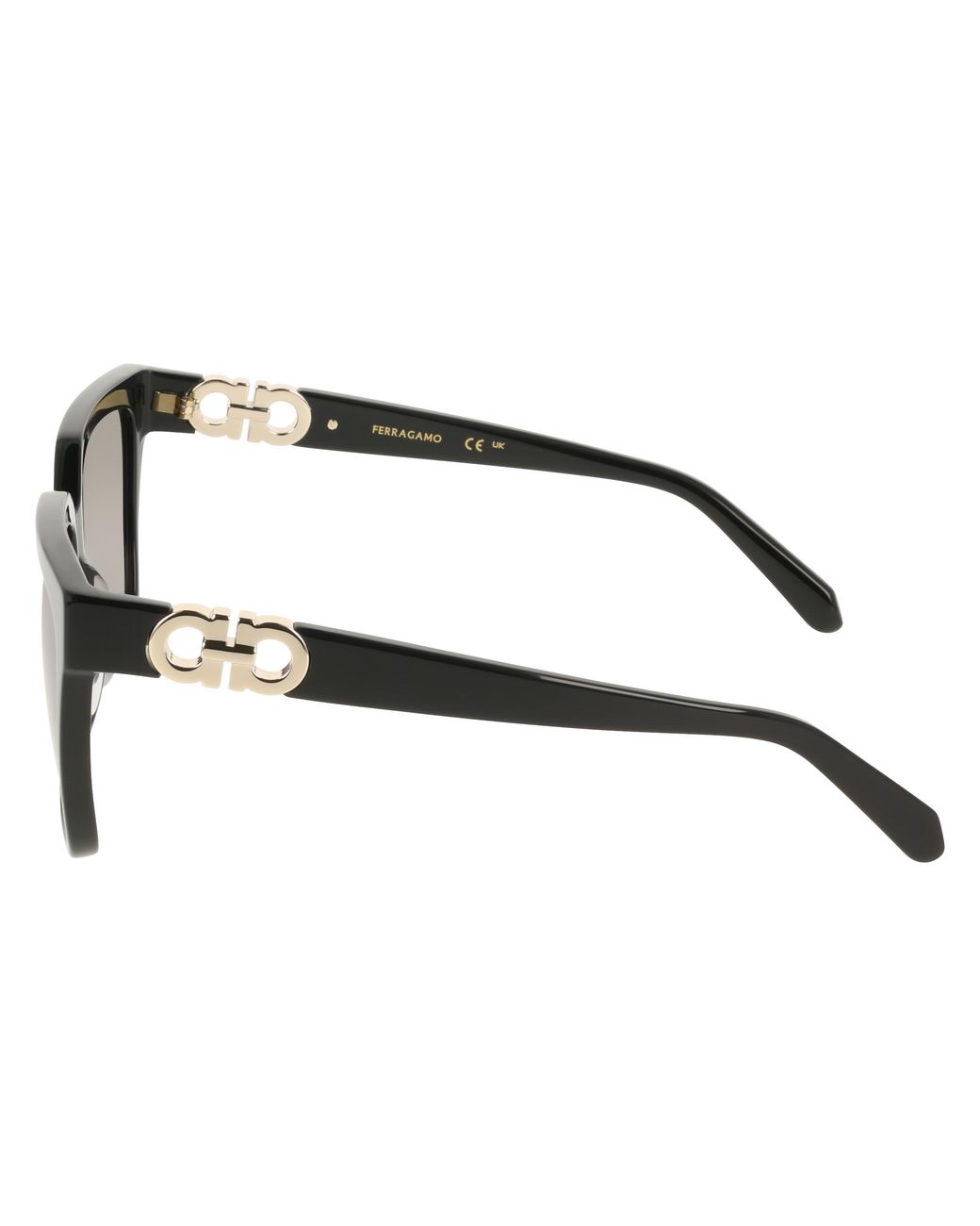Ferragamo Black Sf2109S 001 Sunglasses Acetate Squared Normal