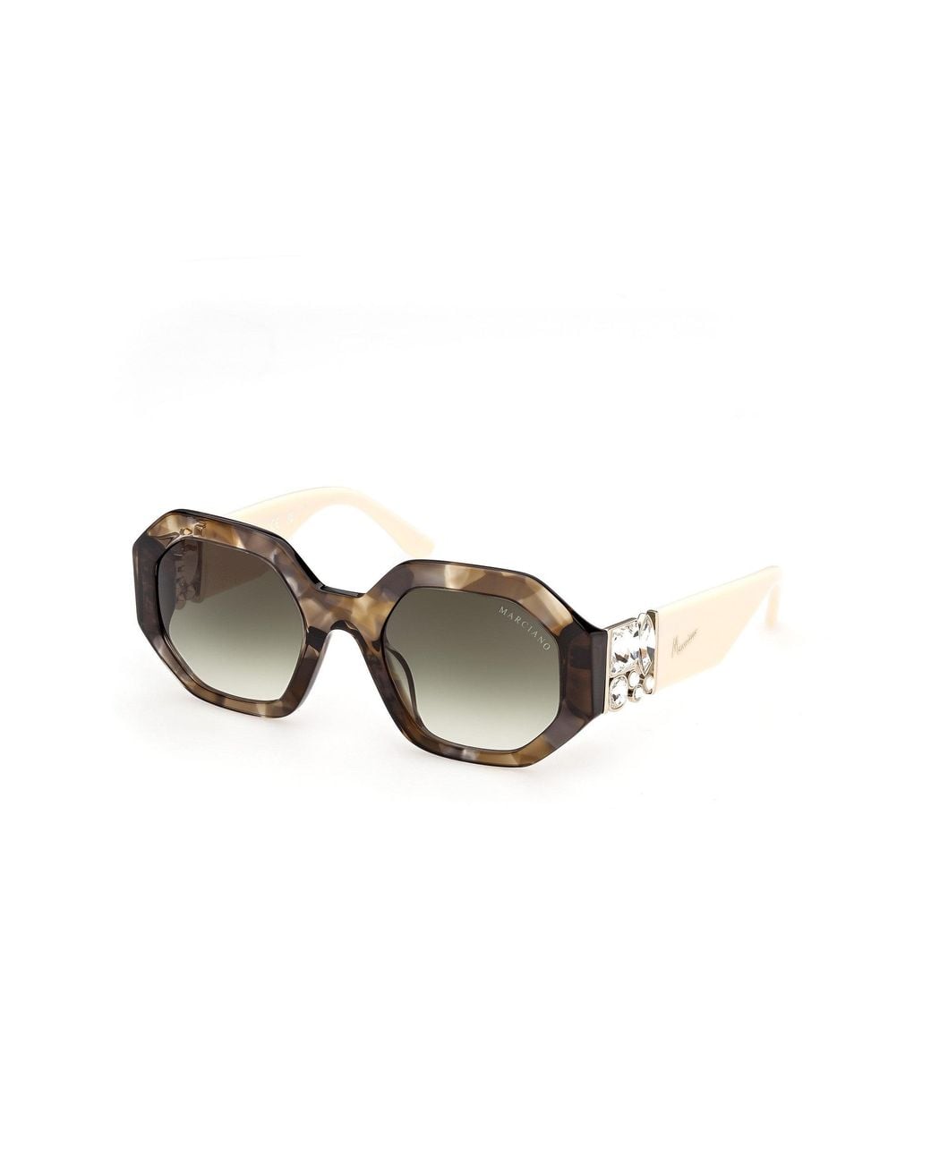 Guess Black Gm00049 98P Sunglasses Acetate Geometric Normal